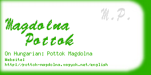 magdolna pottok business card